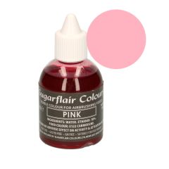 Colorante para aerógrafo rosa 60 ml - Sin gluten - Sugarflair