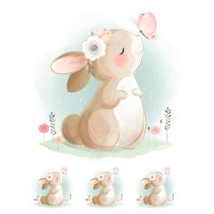 Papel de azúcar Conejo (A4) - María Lunarillos