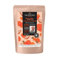 Copos de chocolate negro 68% Nyangbo 250 g - Valrhona