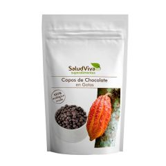 Copos de chocolate en gotas crudo ecológico 200 gr - Sin gluten - SaludViva