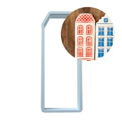 Cortador casita tejado liso 13,5 cm - Postreadicción