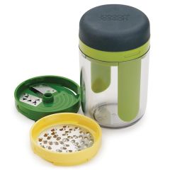 Espiralizador fino y grueso con rallador 16 cm - Acero inoxidable - Joseph Joseph
