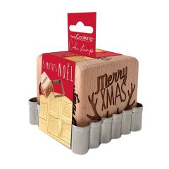 Cortador y marcador mensajes navideños - ScrapCooking