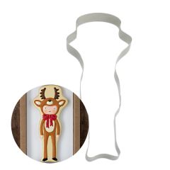 Cortador niño disfrazado de reno 14,5 cm - Postreadicción
