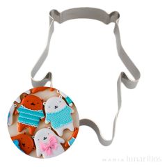 Cortador Osito Nicolás 8 cm - Postreadicción