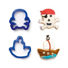 Cortadores calavera y barco pirata (2) - Decora