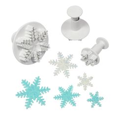 Cortadores copos de nieve Navidad con expulsor (3) - PME