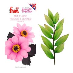 Cortadores tappit hojas y pétalos de flores (5) - FMM