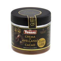 Crema de cacao con avellanas 200 g - Sin azúcar - Torras