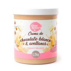 Crema de chocolate blanco y avellanas sabor Kinder 1,2 kg - Sin gluten - Pastkolor