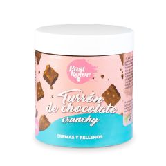 Crema de turrón de chocolate crunchy 300 g - Pastkolor