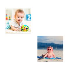 Pack de 2 papeles comestibles Burn Away - Cuadrado de 10 cm - Impresión personalizada