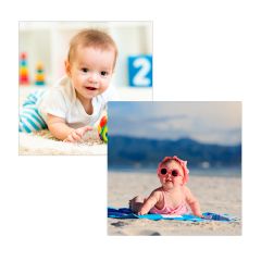 Pack de 2 papeles comestibles Burn Away - Cuadrado de 15 cm - Impresión personalizada