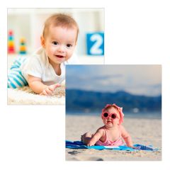 Pack de 2 papeles comestibles Burn Away - Cuadrado de 18 cm - Impresión personalizada