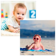 Pack de 2 papeles comestibles Burn Away - Cuadrado de 20 cm - Impresión personalizada