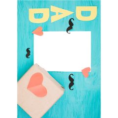 Papel de oblea - Día del Padre con foto personalizada A4 - Impresión personalizada