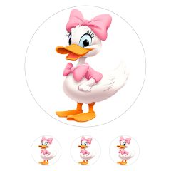 Papel de azúcar de Daisy - 20 cm - María Lunarillos