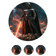Oblea de Darth Vader - 20 cm - María Lunarillos