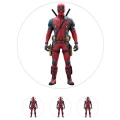 Oblea de Deadpool - 20 cm - María Lunarillos