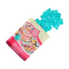 Deco Melts azul claro 250 g - Funcakes