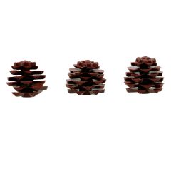 Decoraciones de chocolate piñas 3D (3) - Sin gluten - Funcakes