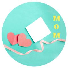 Papel de oblea - Día de la Madre con foto personalizada 20 cm - Impresión personalizada
