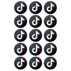 Oblea de TikTok - 5 cm (15) - María Lunarillos
