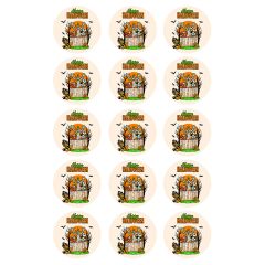 Papel de azúcar Disney Halloween - 5 cm (15) - María Lunarillos