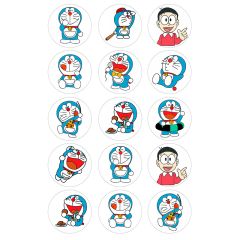 Oblea Doraemon y Nobita - 5 cm (15) - María Lunarillos