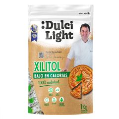 Endulzante sin azúcar Xilitol, azúcar de abedul 1 kg - Sin gluten - DulciLight
