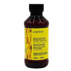 Emulsión de plátano 118 ml - Sin gluten - LorAnn