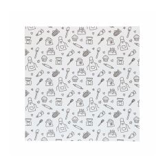 Envoltorios de papel cocina divertida 25 x 25 cm (50) - Simply Making