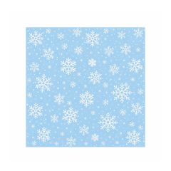 Envoltorios de papel copos de nieve 25 x 25 cm (50) - Simply Making