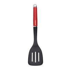 Espátula plana ranurada roja 36 cm - Nylon - KitchenAid