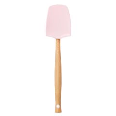 Espátula Craft cuchara con mango de madera 28 cm Powder pink - Silicona - Le Creuset