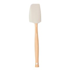 Espátula Craft media con mango de madera 29 cm Merengue - Silicona - Le Creuset