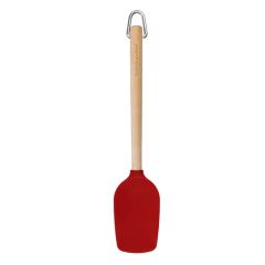 Espátula cuchara roja mango madera 30 cm - Silicona - KitchenAid