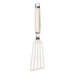 Espátula ranurada flexible larga crema 33 cm - Acero inoxidable - KitchenAid