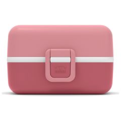 Fiambrera triple compacta rosa blush 800 ml - Polipropileno (sin BPA) - Monbento