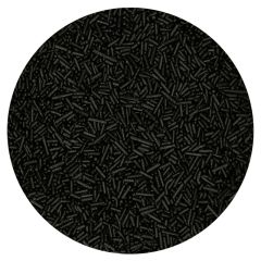 Fideos de azúcar negros 80 g - Funcakes