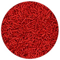 Fideos de azúcar rojos Jimmies 150 g - Wilton