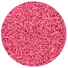 Fideos de azúcar rosas Jimmies 150 g - Wilton
