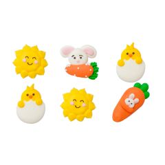Figuras de azúcar Pascua (6) - Sin gluten - Decora