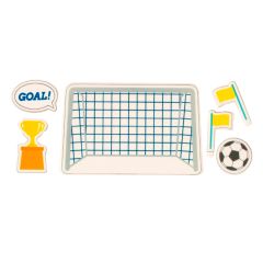 Figuras y topper de azúcar fútbol (12) - Sin gluten - Decora