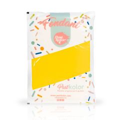 Fondant amarillo 1 kg - Sin gluten - Pastkolor