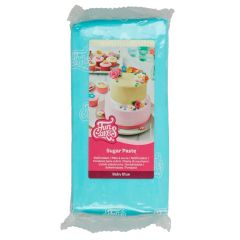 Fondant azul bebé 1 kg - Sin gluten - Funcakes