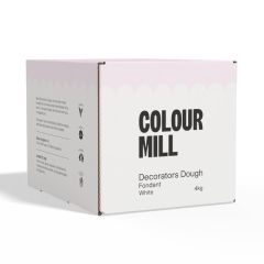 Fondant blanco Decorators Dough 4 kg - Sin gluten - Colour Mill