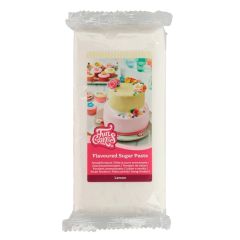 Fondant blanco sabor limón 1 kg - Sin gluten - Funcakes