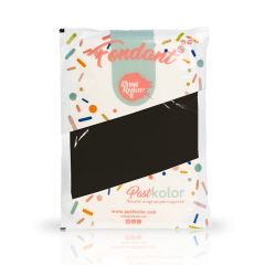 Fondant negro 1 kg - Sin gluten - Pastkolor