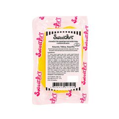 Fondant amarillo 100 g - Sin gluten - SweetArt